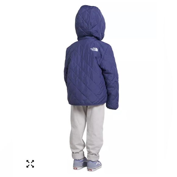 The North Face Kid Reversible Shady Glade Jacket in Cave Blue - Picture 2 of 10
